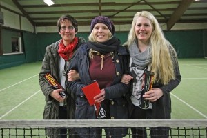 Das erfolgreiche Damenteam, v.l.n.r.: Ilona Wöstmann, Maren Frank, Carina Brinkmann